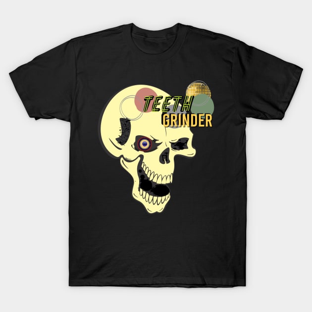 Teethgrinder Skull T-Shirt by Persius Vagg